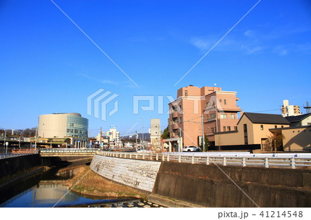 愛知県瀬戸市　尾張瀬戸駅前の風景 41214548
