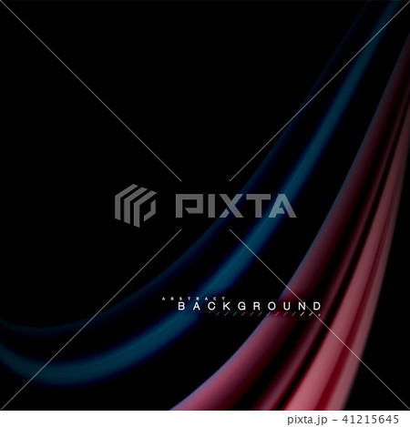 Fluid mixing colors vector wave abstract background design. Colorful mesh waves 41215645