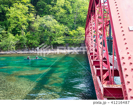 支笏湖 山線鉄橋 支笏湖 山線鉄橋 41216487