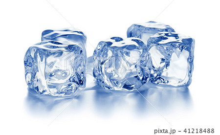 ice cubes isolated ice cubes isolated 41218488