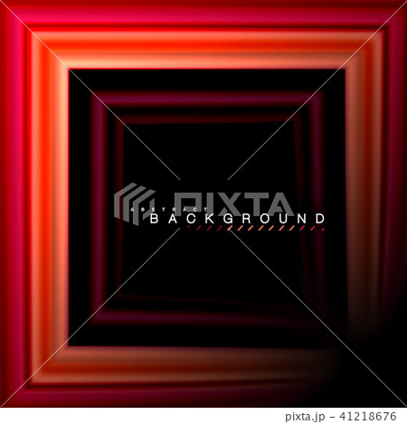 Geometric shapes created with fluid multicolored lines 41218676