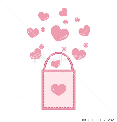 gift bag with hearts Design for banner, flyer, 41221092