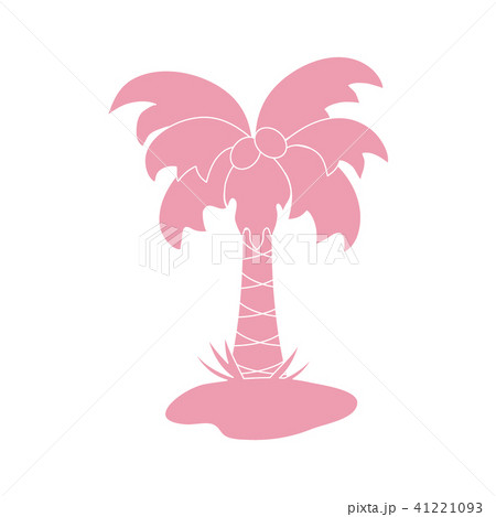 Cute vector icon of the palm tree 41221093
