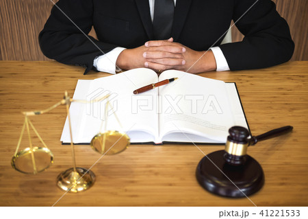 Judge gavel with Justice lawyers, Businessman in suit or lawyer 41221533