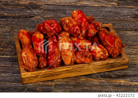 BBQ chicken wings BBQ chicken wings 41222172