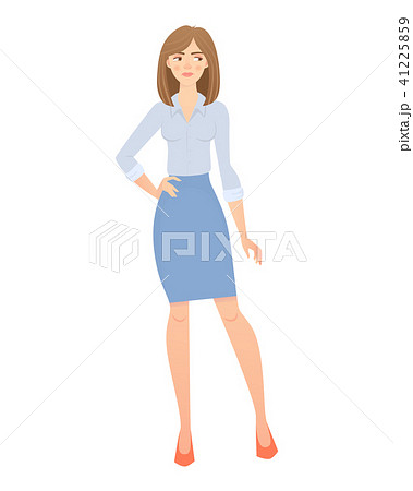 business woman isolated 41225859