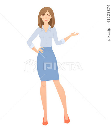 business woman isolated 41225874