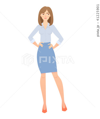 business woman isolated 41225901