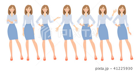 business woman set 41225930