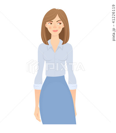 business woman isolated 41226119