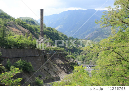 足尾銅山精錬所跡 大煙突 足尾銅山精錬所跡 大煙突 41226763