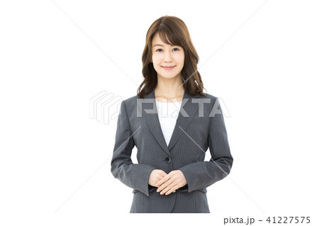 ビジネスウーマン　正面 41227575