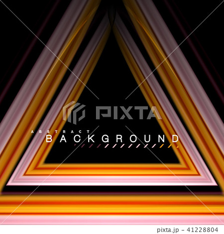 Geometric shapes created with fluid multicolored lines Geometric shapes created with fluid multicolored lines 41228804