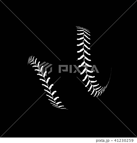 Baseball ball on white background 41230259