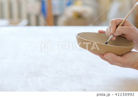 pottery handcraft hobby paint handmade clay plate pottery handcraft hobby paint handmade clay plate 41230992