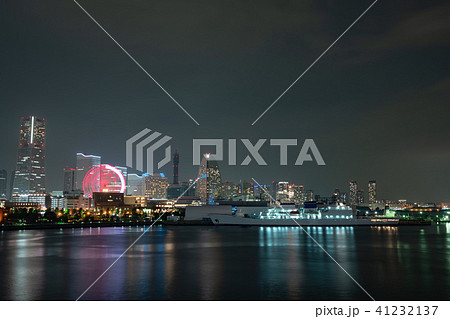 横浜みなとみらい地区夜景 41232137