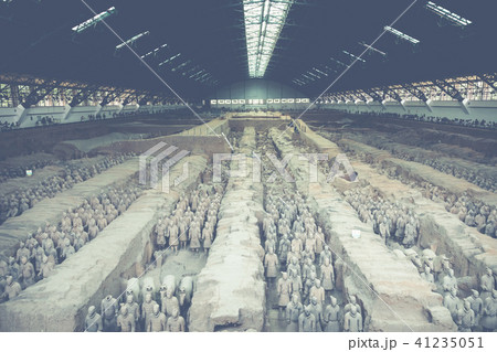The Terracotta Army warriors in Xian 41235051