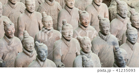 The Terracotta Army warriors in Xian 41235093