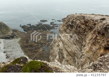 Summer Atlantic rocky coast view Summer Atlantic rocky coast view 41235797