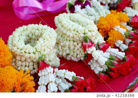 Jasmine garland in market 41238366