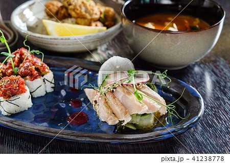 lunch in japanese restaurant 41238778