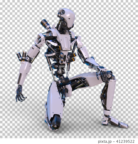 戦闘ロボットのイラスト素材