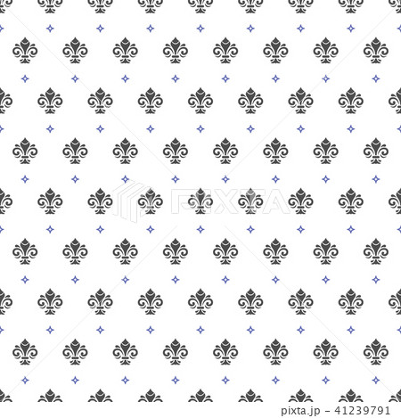 Seamless Pattern With Royal Lily 41239791