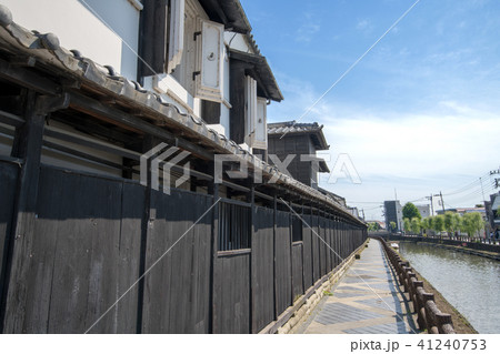 巴波川 幸来橋 塚田歴史伝説館付近 栃木県 巴波川 幸来橋 塚田歴史伝説館付近 栃木県 41240753