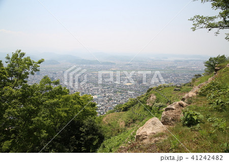 鳥取城 山上ノ丸の眺望 鳥取城 山上ノ丸の眺望 41242482