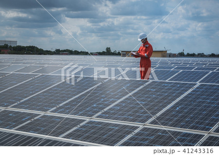 solar power plant to innovation of green energy 41243316