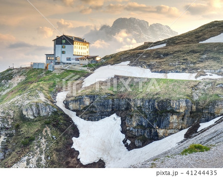 DOLOMITES, ITALY - May 26, 2018 DOLOMITES, ITALY - May 26, 2018 41244435