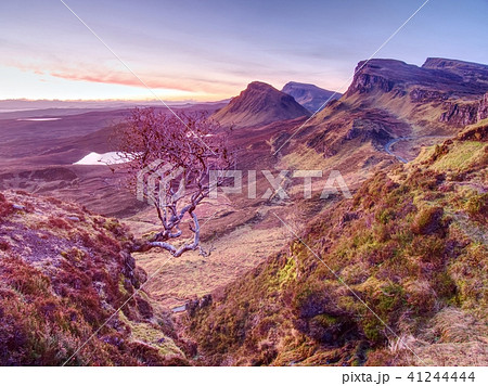 Quiraing mountains on Isle of Skye, Scottland. 41244444