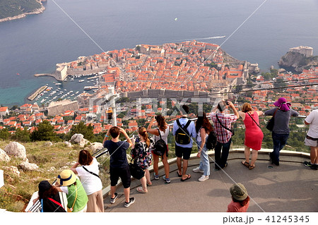 ドブロブニク旧市街の展望 41245345