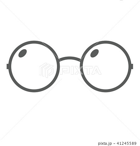 眼鏡 めがね メガネ イラスト アイコンのイラスト素材
