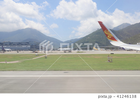 located on the island of Chek Lap Kok 41246138