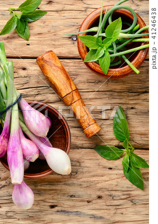 Fresh onion bulbs 41246438