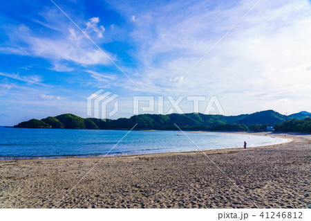（静岡県）南伊豆　弓ヶ浜　海水浴場 41246812
