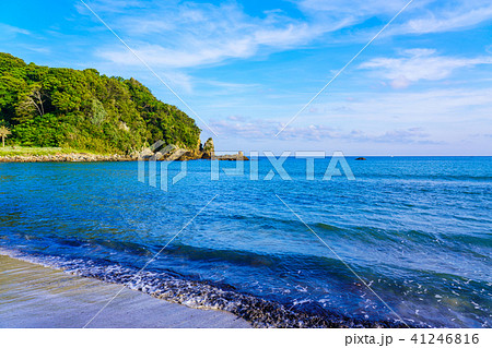 （静岡県）南伊豆　弓ヶ浜　海水浴場 41246816