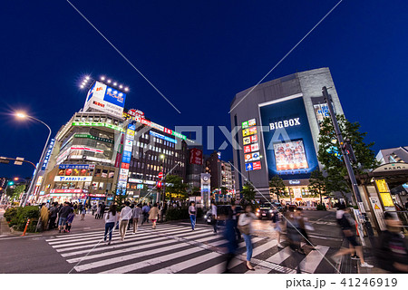 高田馬場駅前の夜景 高田馬場駅前の夜景 41246919
