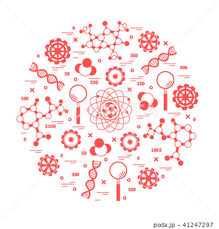 variety scientific, education elements 41247297