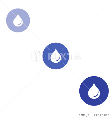 Stylized icon of the three colored fuel droplets Stylized icon of the three colored fuel droplets 41247367