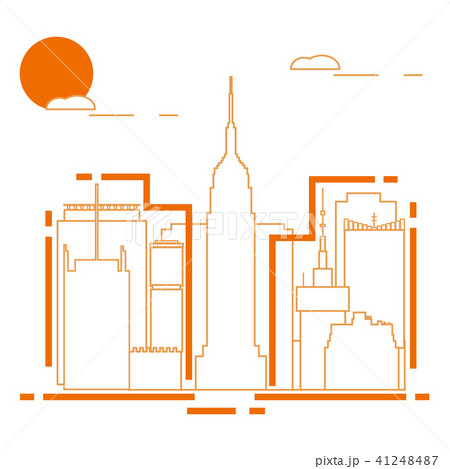 Building and skyscrapers City view. Architecture. 41248487