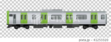 電車 鉄道 山手線のイラスト素材