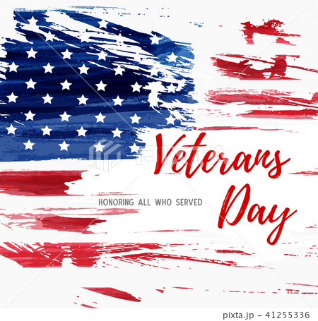 USA Veterans day background 41255336