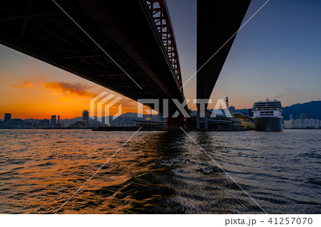 神戸港の夕景 41257070