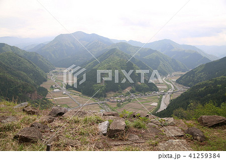 若桜鬼ヶ城跡からの眺望 41259384