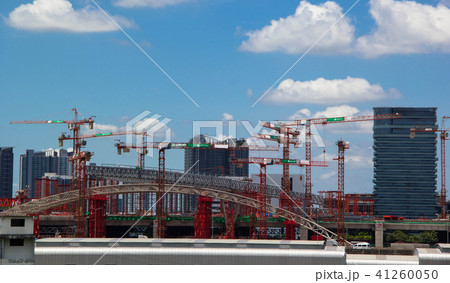Building site and cranes Building site and cranes 41260050