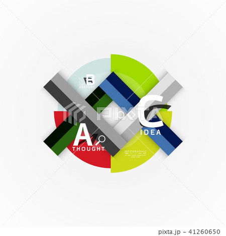 Vector infographic options banner, paper style design Vector infographic options banner, paper style design 41260650