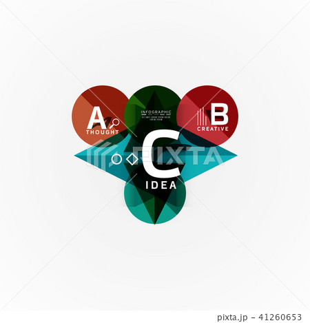 Vector infographic options banner, paper style design Vector infographic options banner, paper style design 41260653