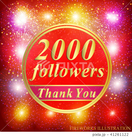 Followers background. 2000 followers. Vector. Followers background. 2000 followers. Vector. 41261122